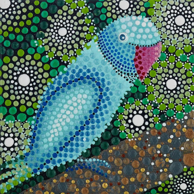 Jungle Parrot Square