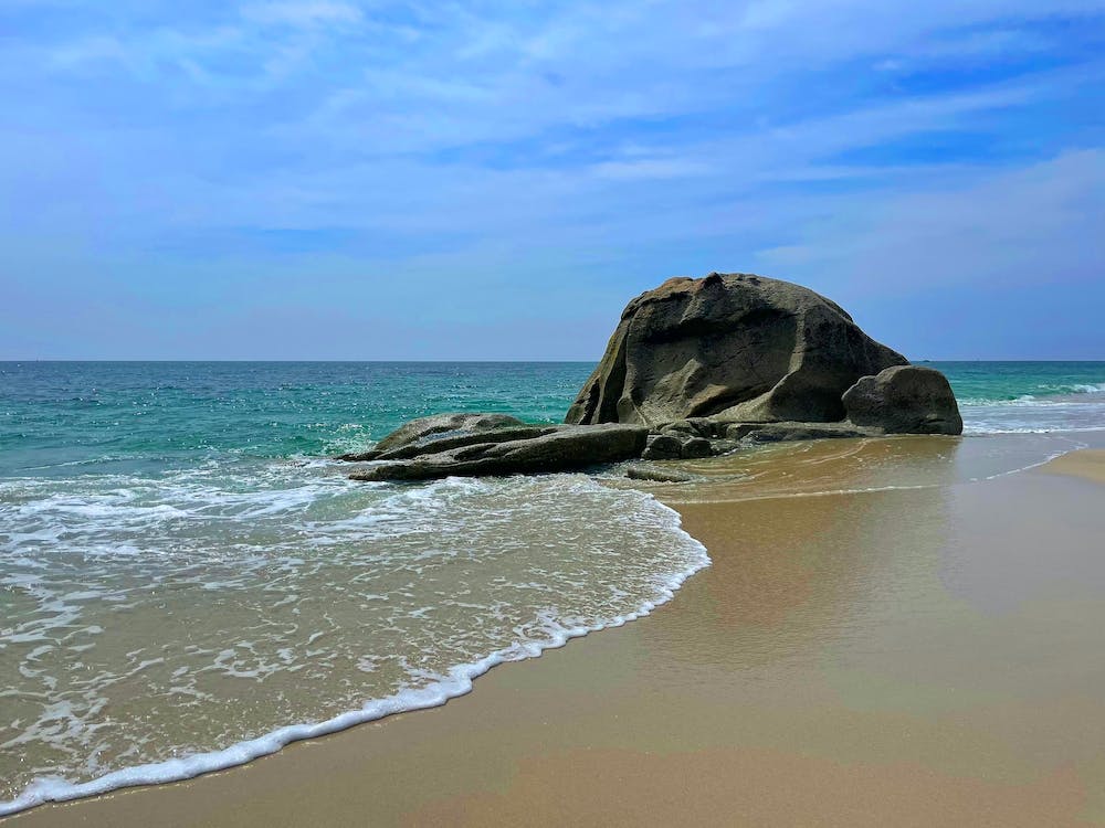 Rock Formation On The Beach