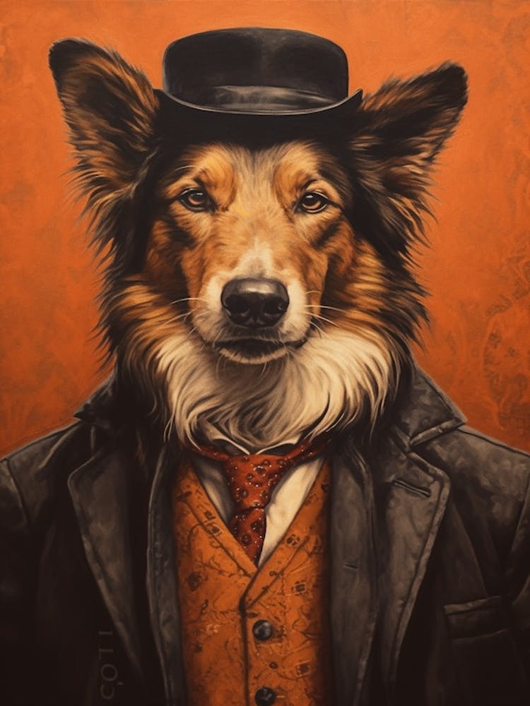 Gangster Hund Collie