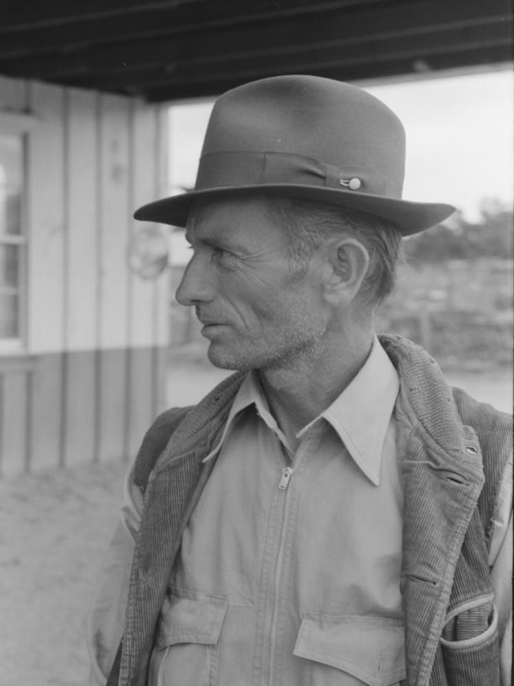 Farmer, Pie Town, New Mexico By Russell Lee