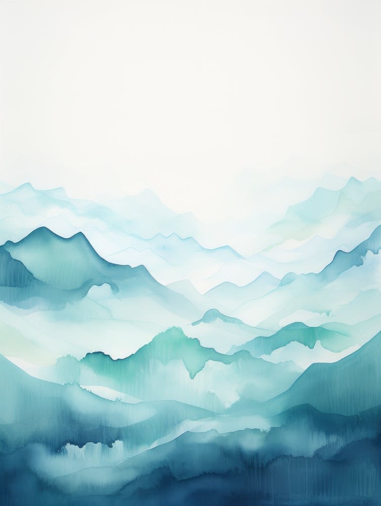 Watercolor Mountains