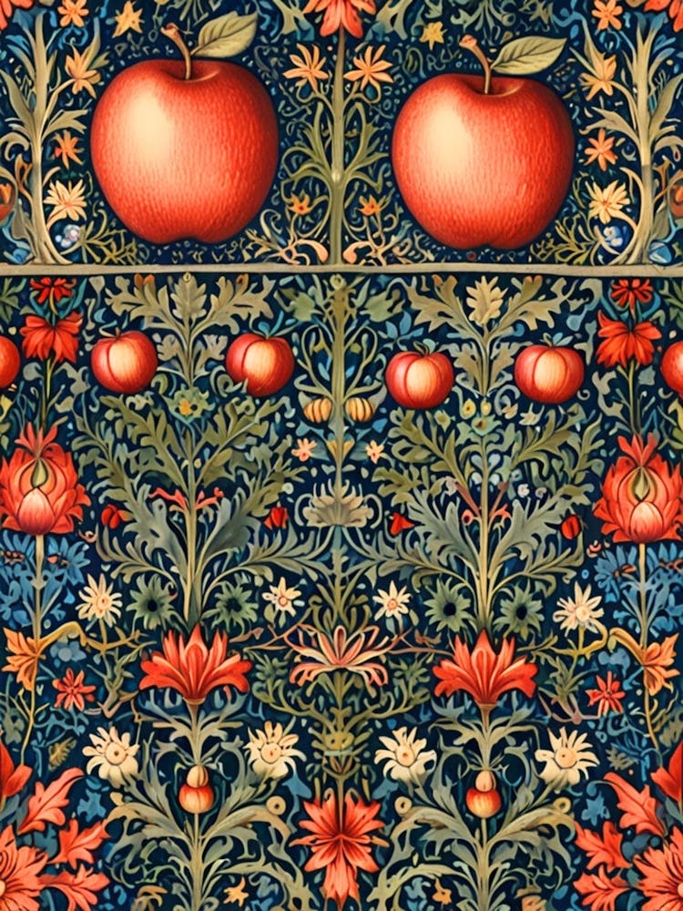 William Morris Apple Blossoms