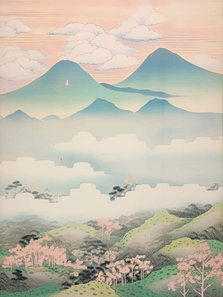 Mount Akagi In Gunma Japanese Landscape 4