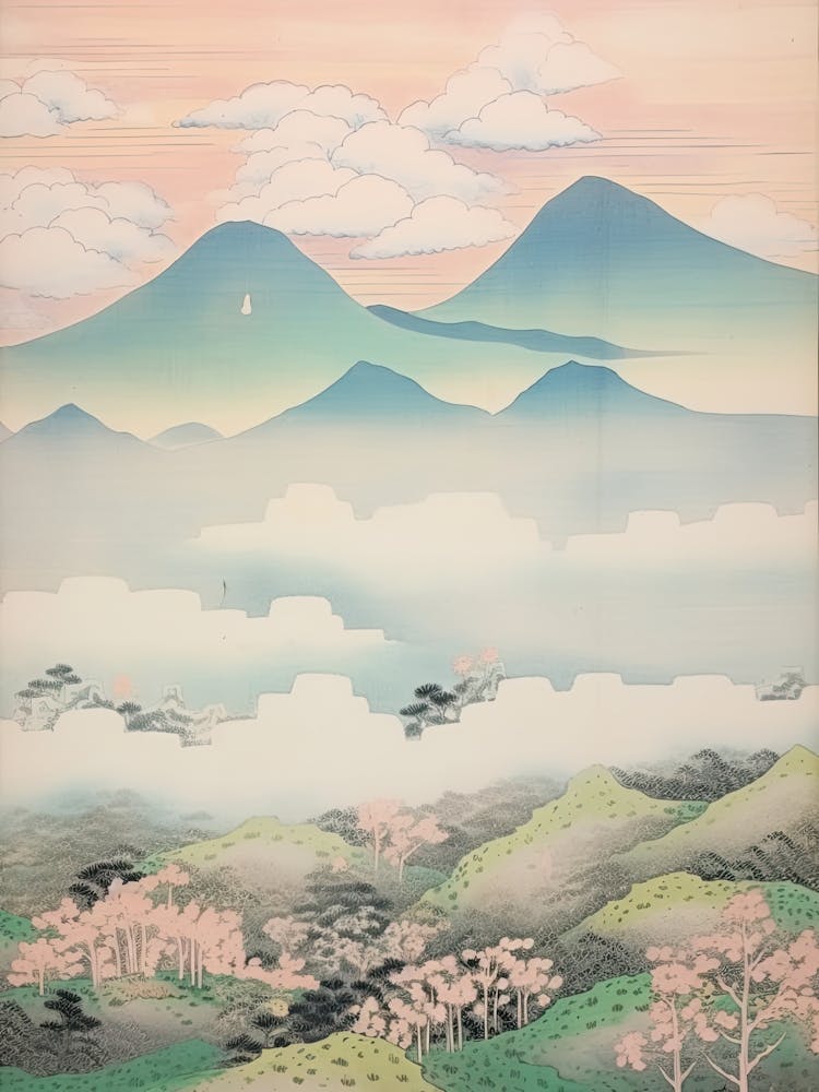 Mount Akagi In Gunma Japanese Landscape 4