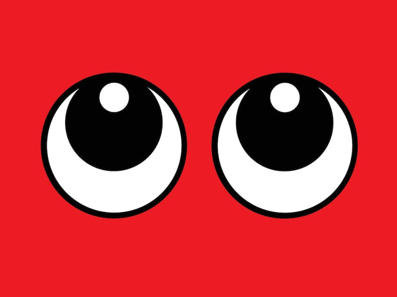 Making Eyes Up Red
