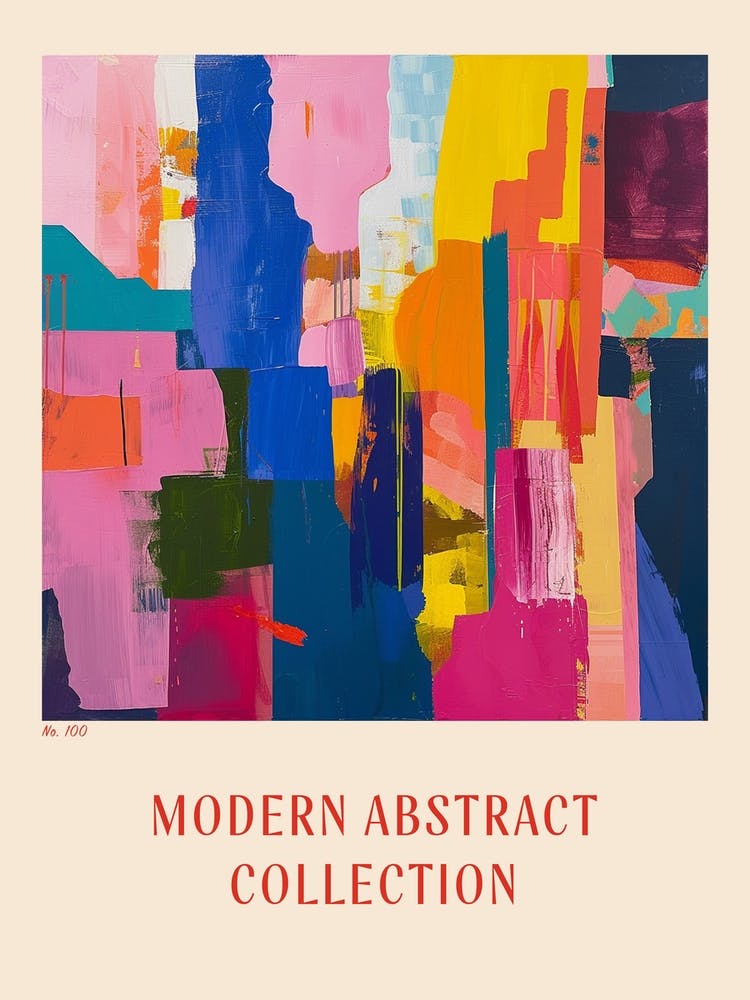 Modern Abstract Collection Poster 100