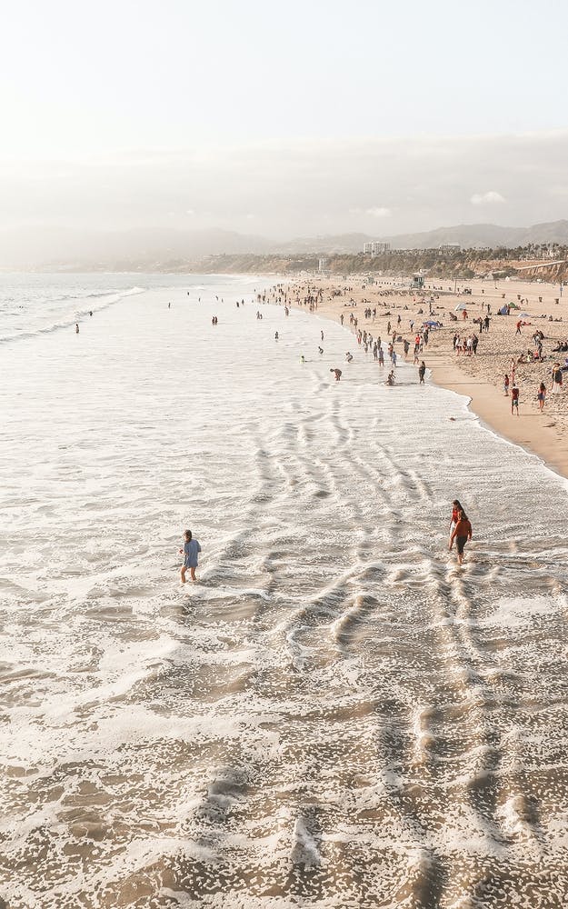 Santa Monica Beach, Californie
