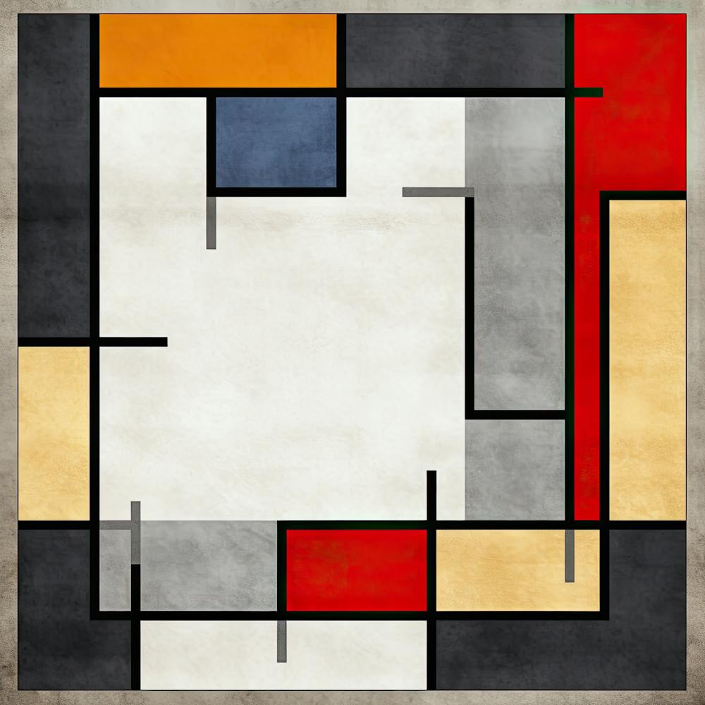 Quantum Quest: Mid Century Geometric Adventure