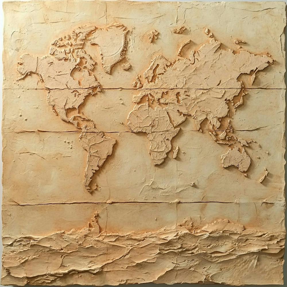 World Map Art 2
