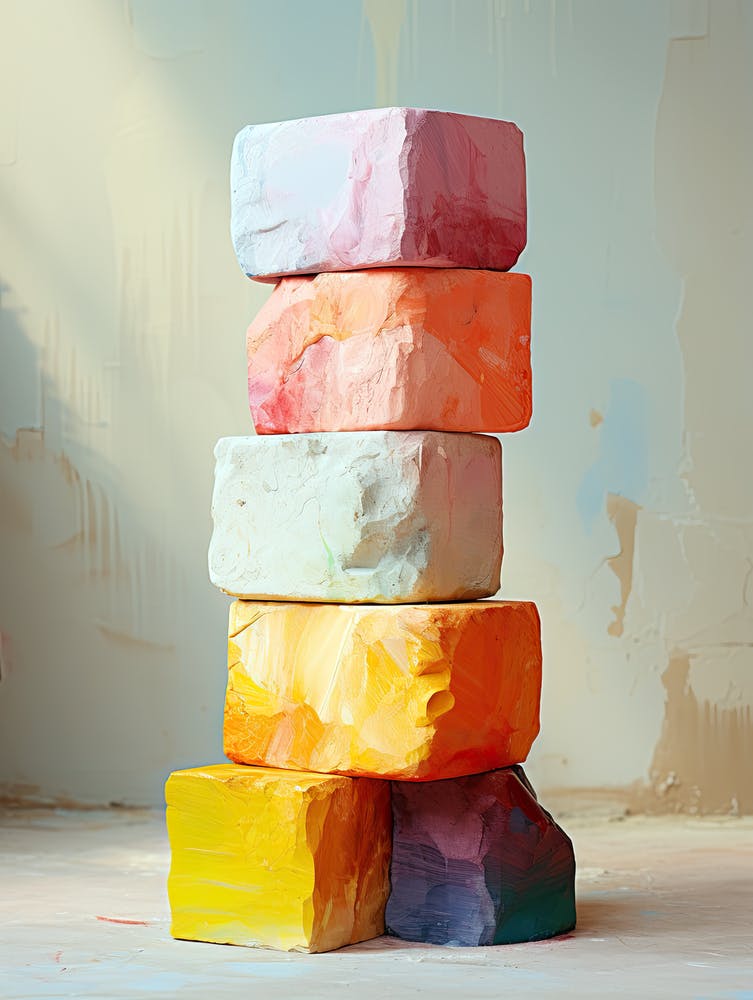 Stacked Blocks, Stones Art 5