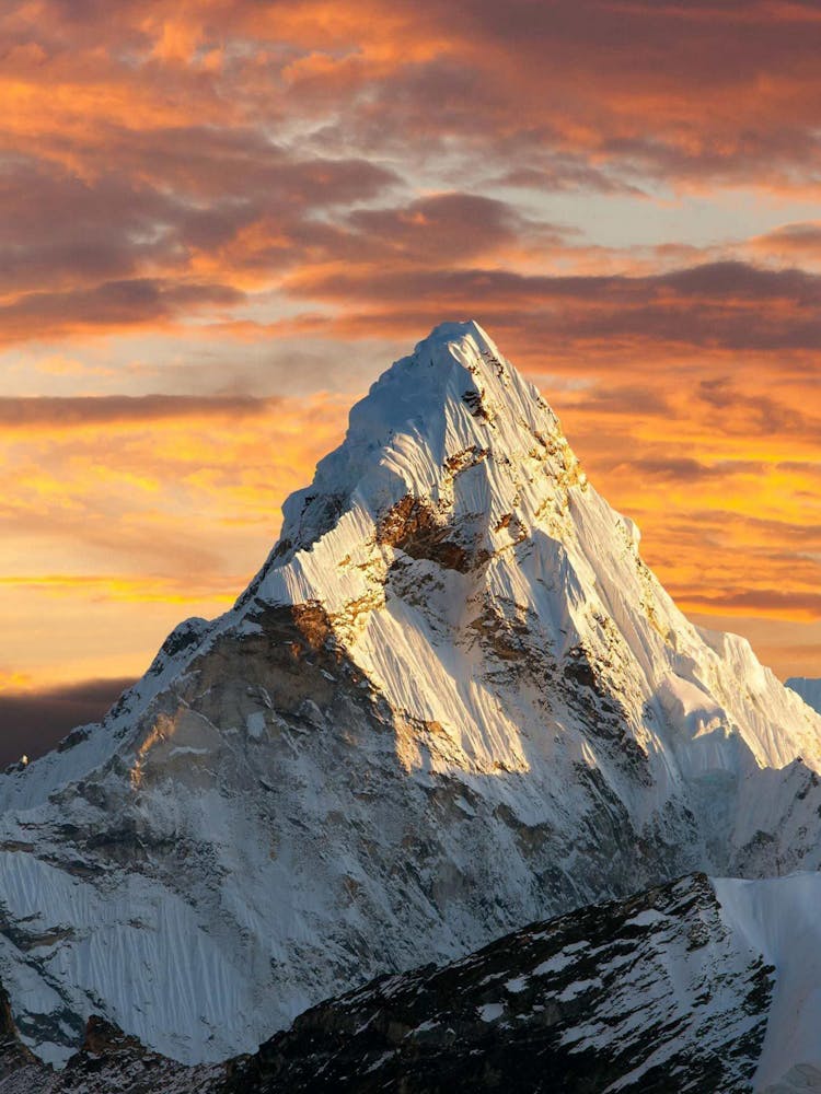 Everest At Sunset
