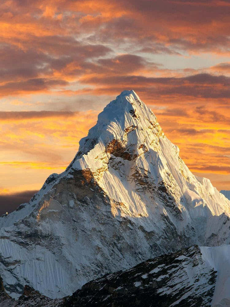 Everest At Sunset