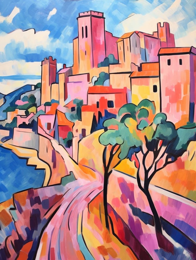 Marseille France 2 Fauvist Painting