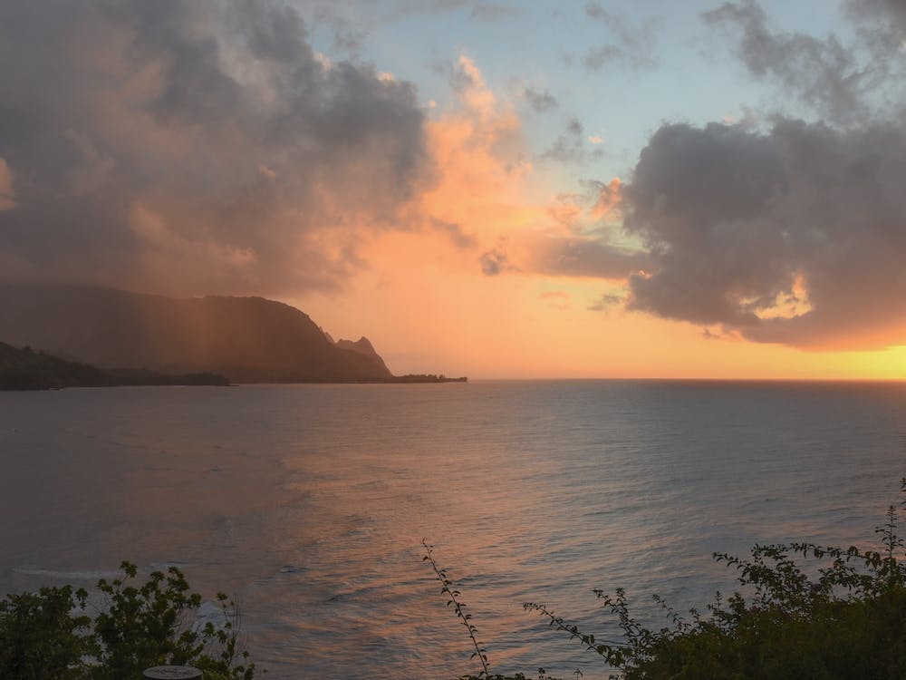 Sunset Over Hawaii