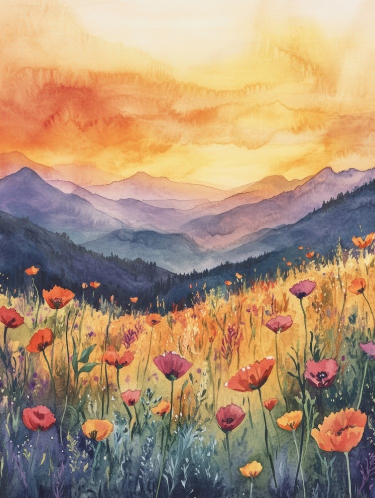 Poppies At Sunset 2