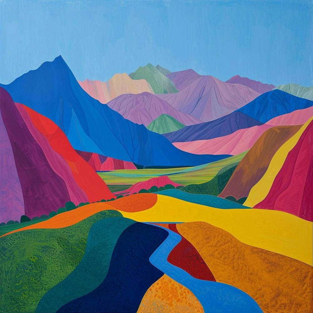 Abstract Travel Collection Kyrgyzstan 3