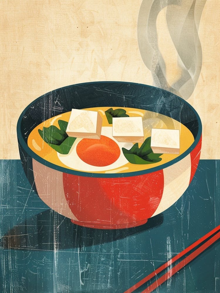 Misosuppe Mid-Century Modern 1