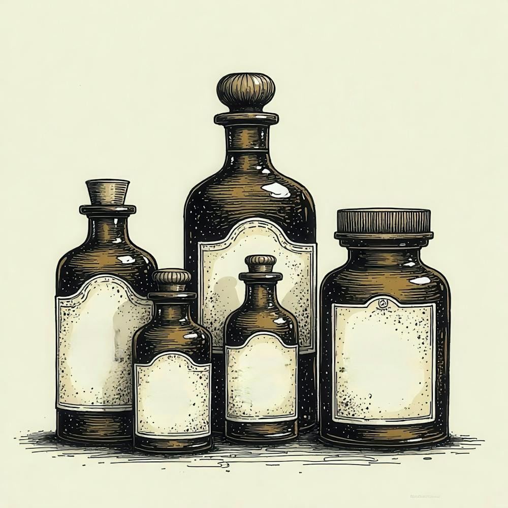 Vintage Medicine Bottles