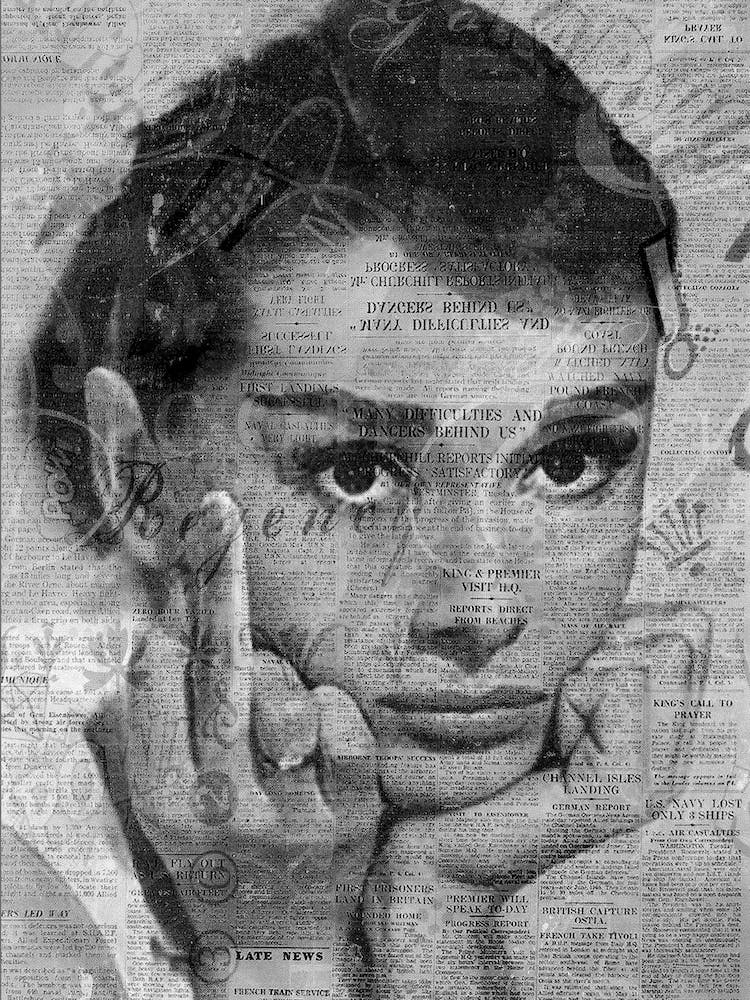 Audrey Hepburn Pop Art Office