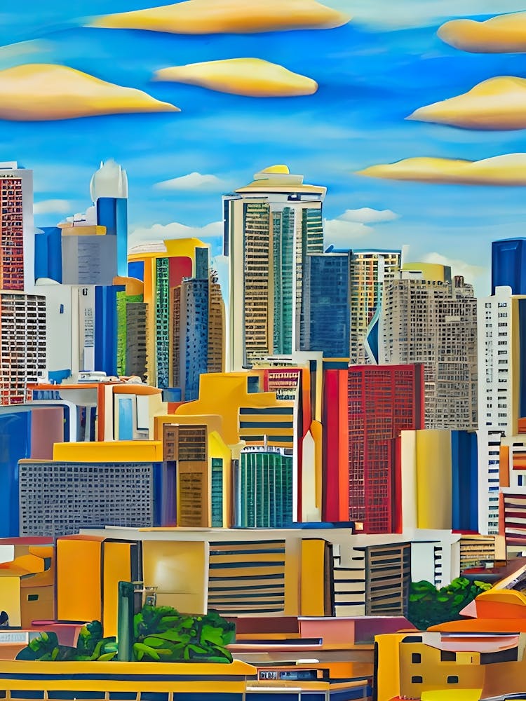 Skyline Of Manila