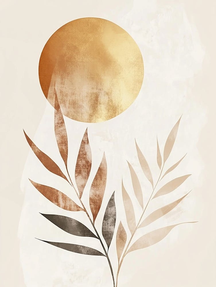 Golden Sun Canvas Print 3