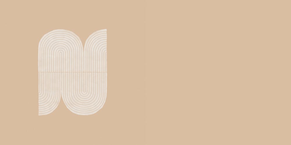 Geometric Object On Beige