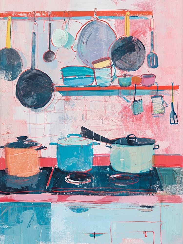 Kitsch Pots & Pans Painting 3