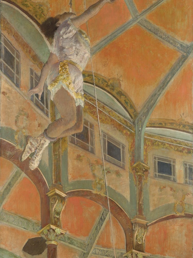 Miss La La At The Cirque Fern, Hilaire-Germain-Edgar Degas