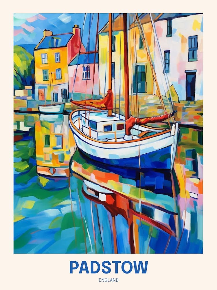 Padstow England 4 Uk Travel Poster