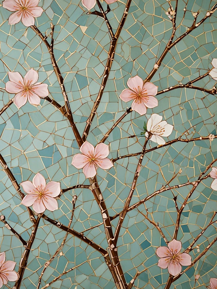 Cherry Blossom Mosaic no3