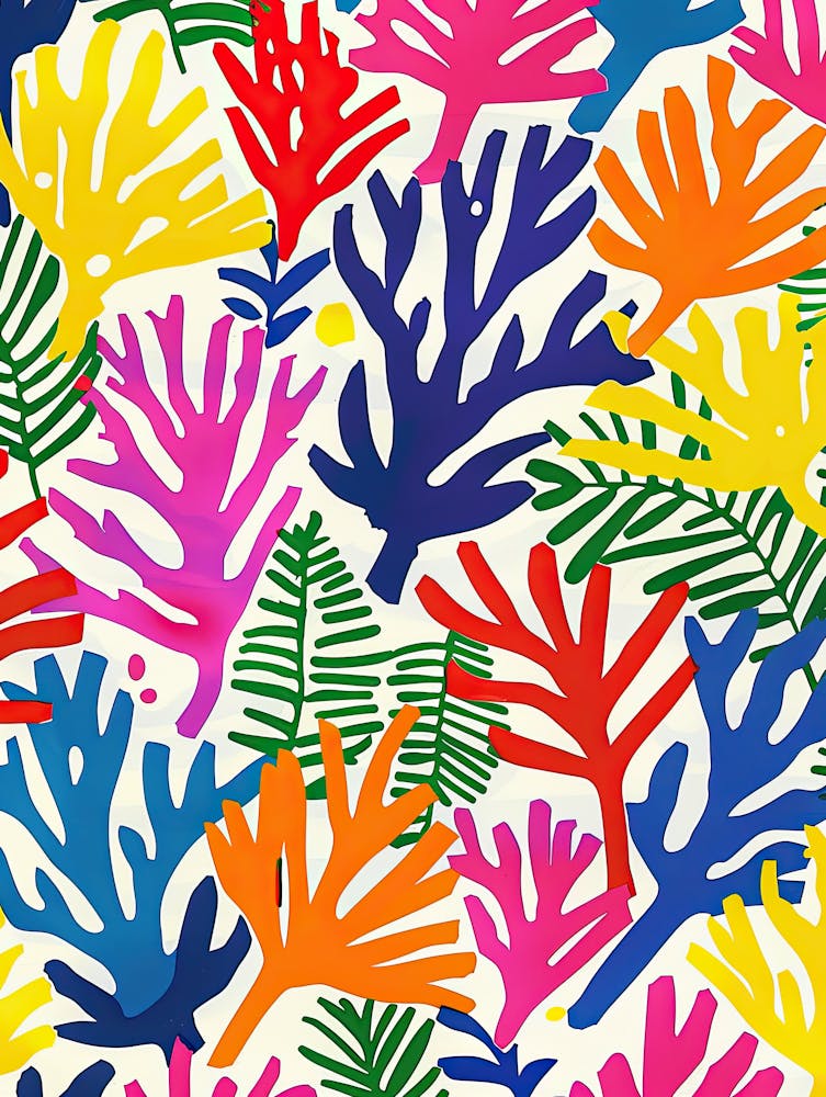 Blooming Radiance Matisse Style