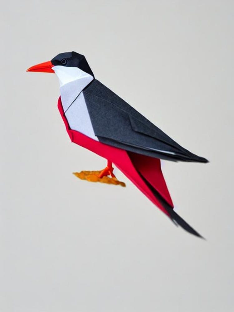 Common Tern 2 Origami Bird