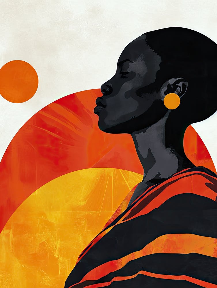 The African Woman; A Boho Masterpiece