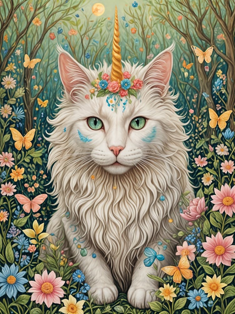 Magical Unicorn Cat