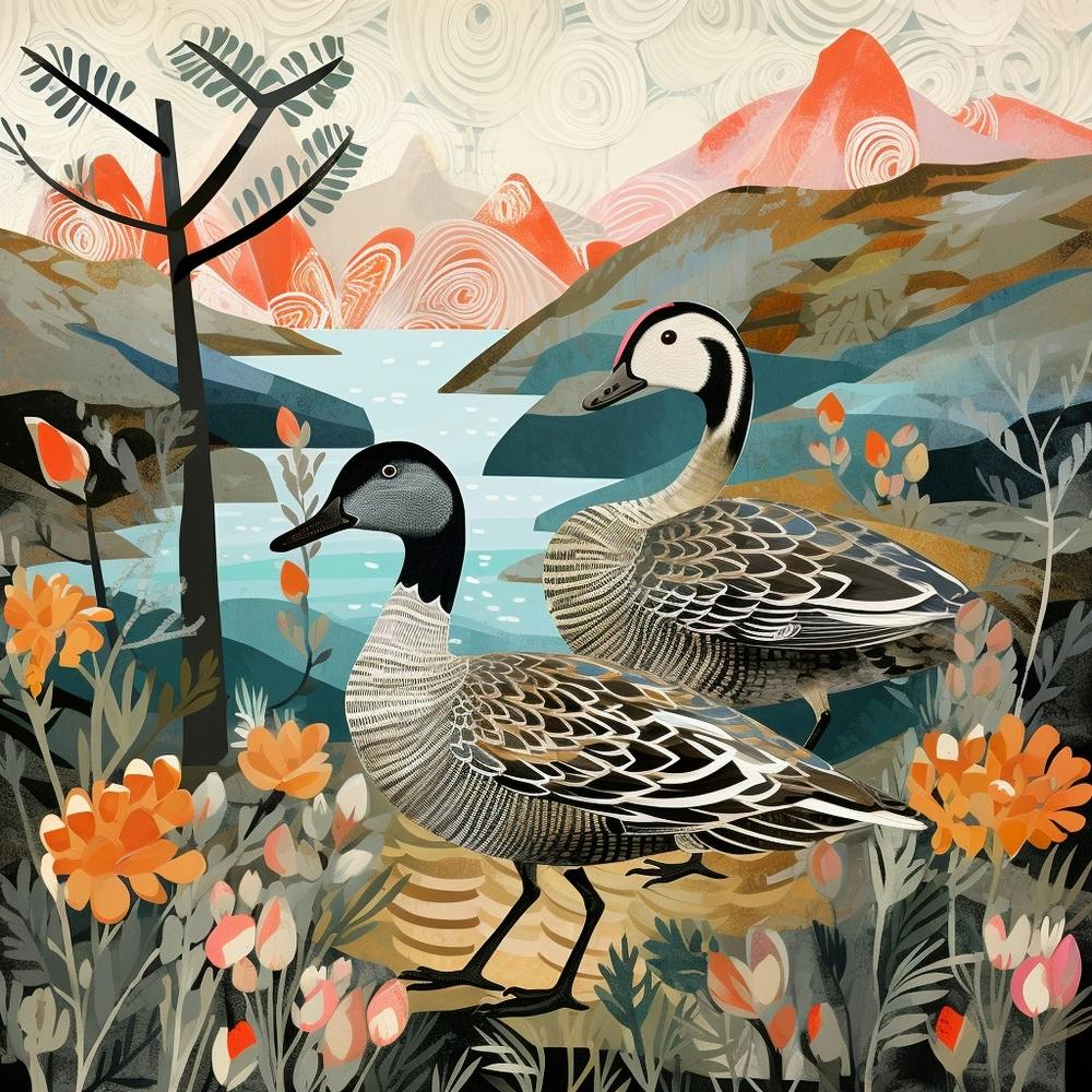 Bird In Nature Duck 4