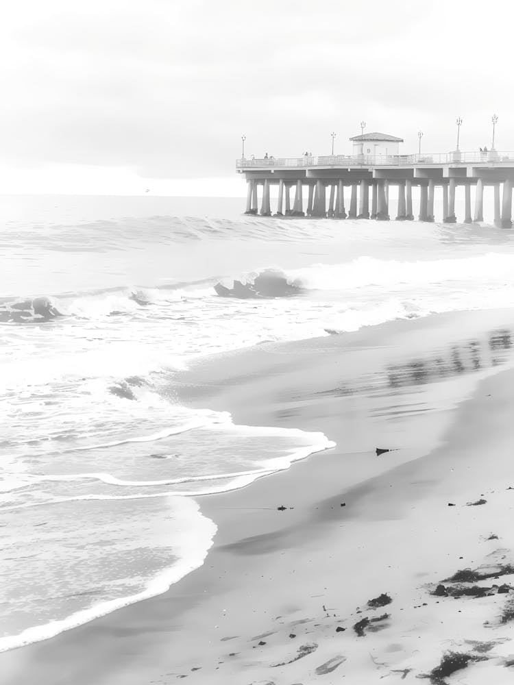 Black And White Pier 2