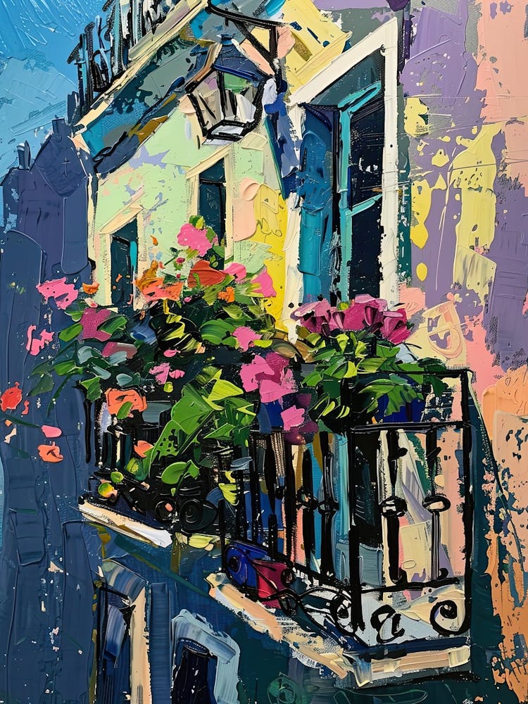 Balcony Painting In London 1
