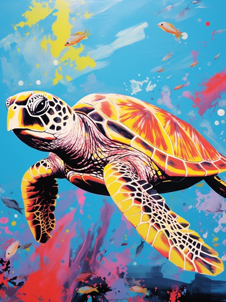Colour Splash Sea Turtle 1