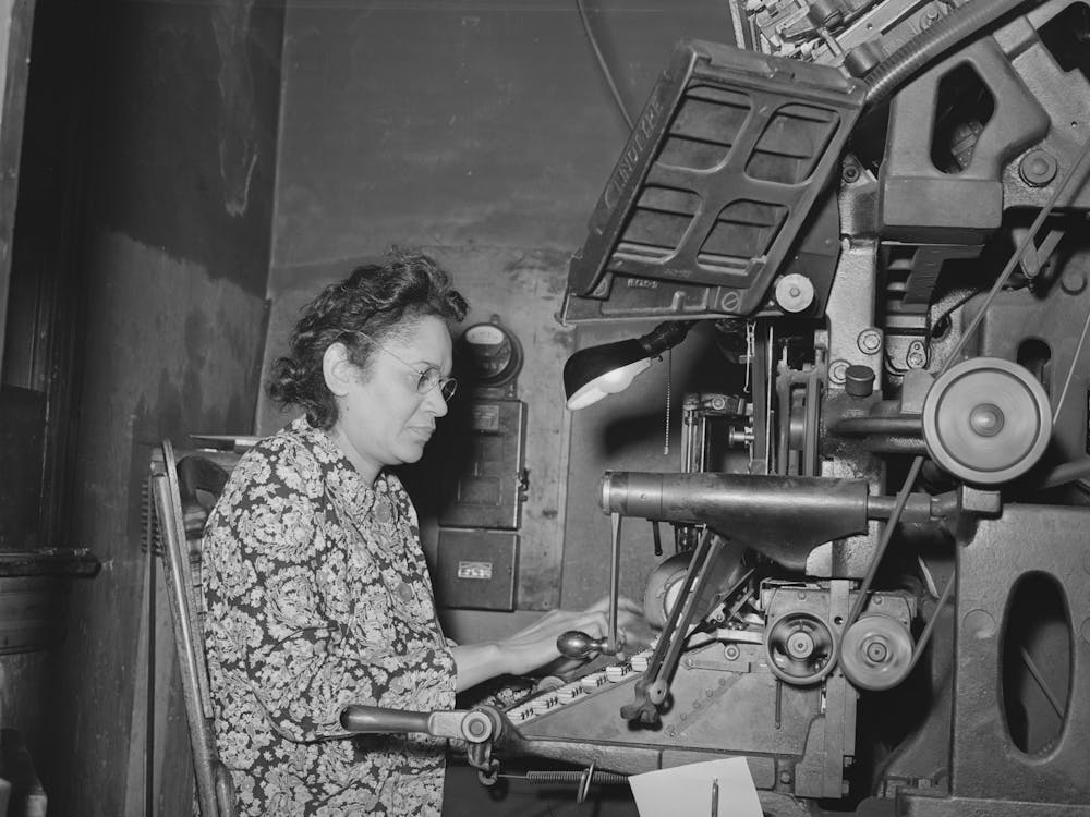 Linotype Operator, Chicago, Illinois By Russell Lee 1
