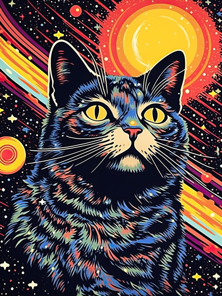 Astral Alleycats, Psychedelic Cats series