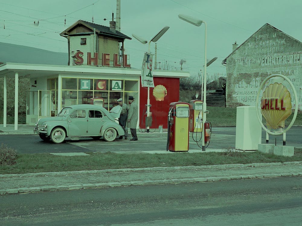 Shell Gas Station 1958