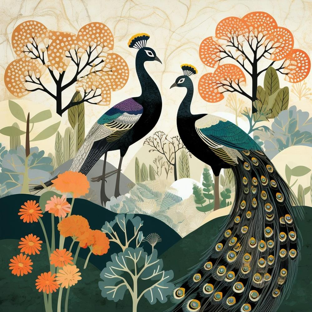 Bird In Nature Peacock 1