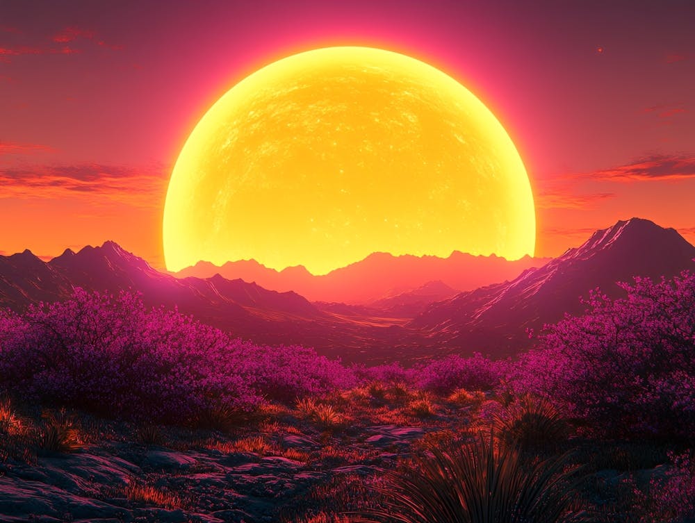 Sunset In The Mountains 58