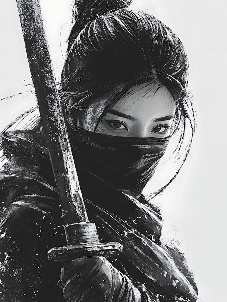 Mystery Beautiful Ninja Girl 2
