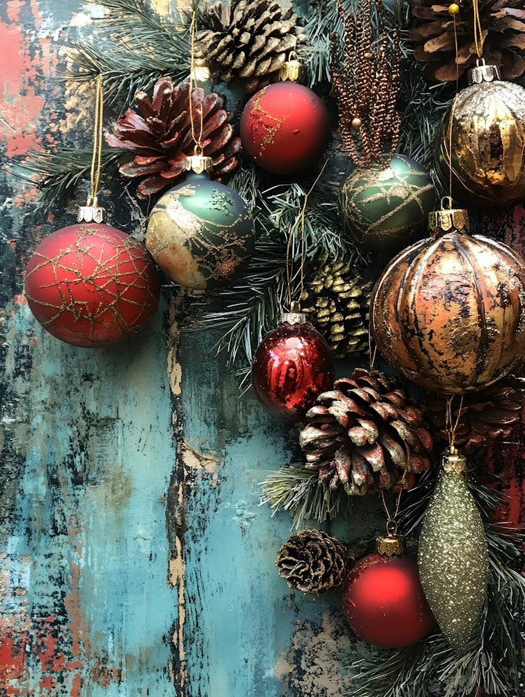 Intage Christmas Mixed Media 6
