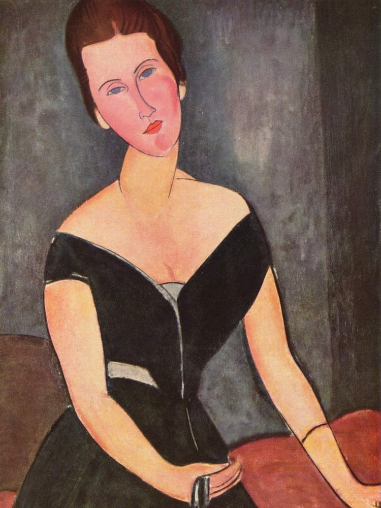 Portrait Of Mrs Van Muyden, Amedeo Modigliani