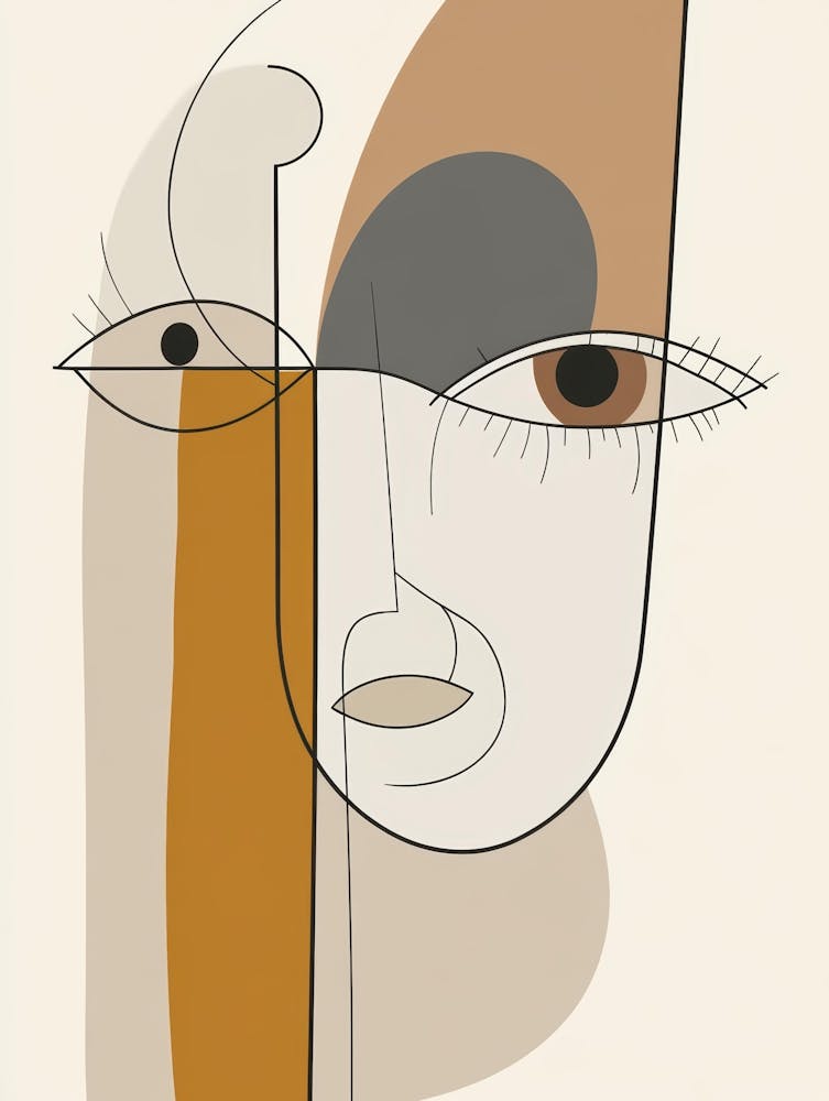 Abstract Portrait Of A Woman 156