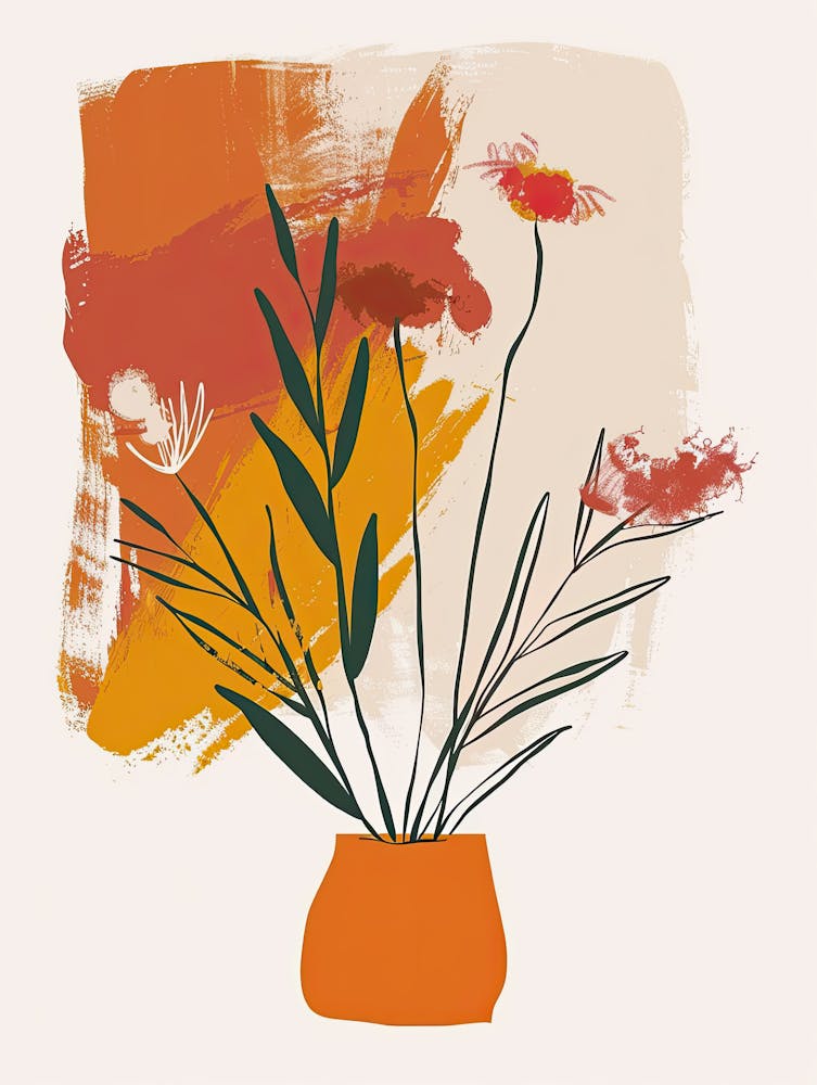 Pastel Cosmos Mid Century Style