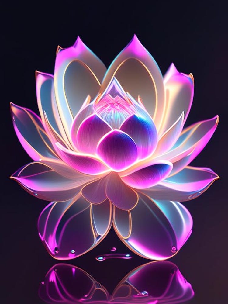 Pink Lotus Holographic 1