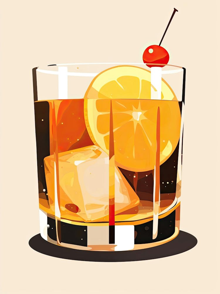 Mid Century Modern Whiskey Sour Floral Infusion Cocktail 4